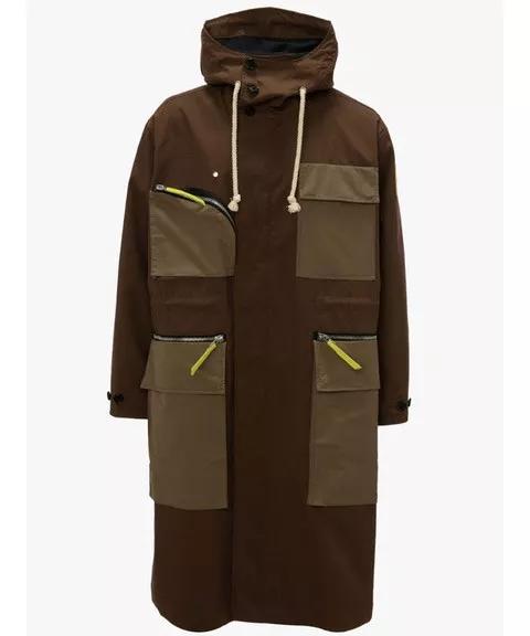 J.W.Anderson - JW ANDERSON Brauner Cargoparka - Größe S - multi