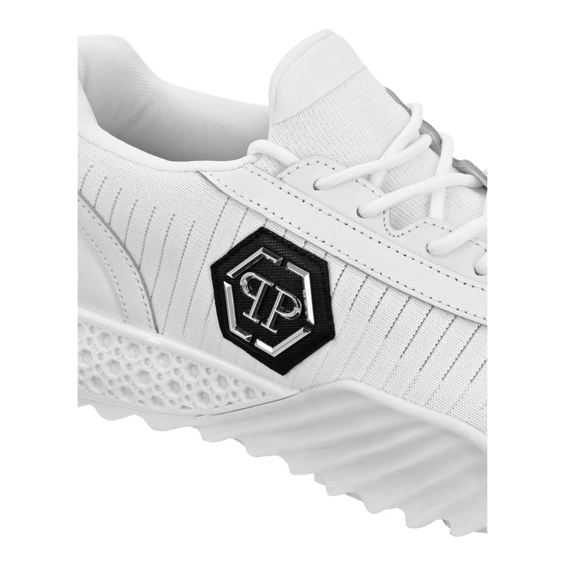 Philipp Plein Low-Top-Sneaker Runner Sneaker Hexagon weiss(Image 5)