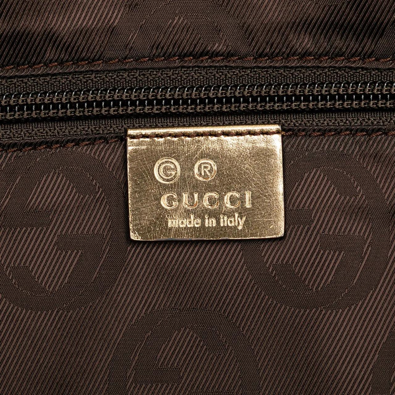 Thumbnail - Gucci Shopper - GG Canvas Web Tote - Gr. unisize - in Gold - für Damen