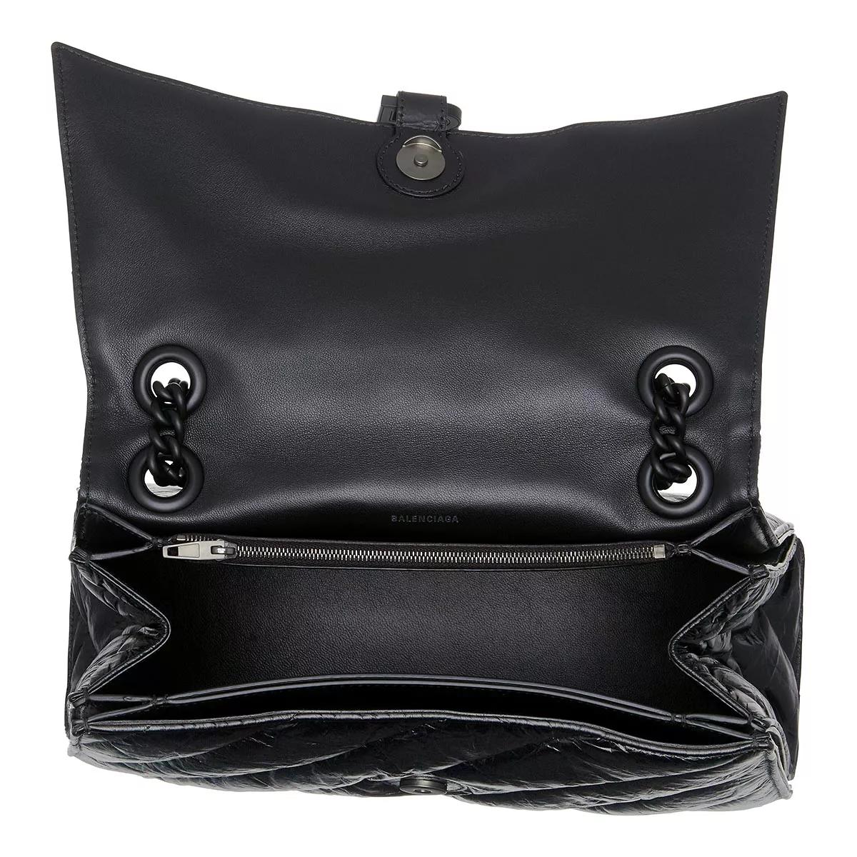 Balenciaga Crossbody bags Medium Crush Chain Bag in zwart