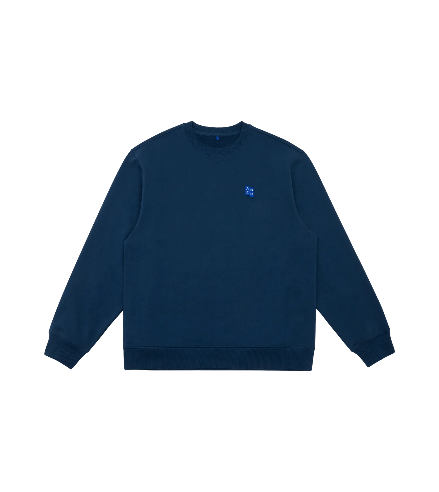 Ader Error - Sweatshirt mit ikonischem Tag - Größe S - blau