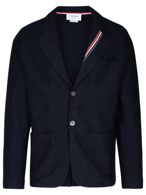 Thom Browne - Rwb%27 Navy Cotton Blazer - Größe 3 - blau