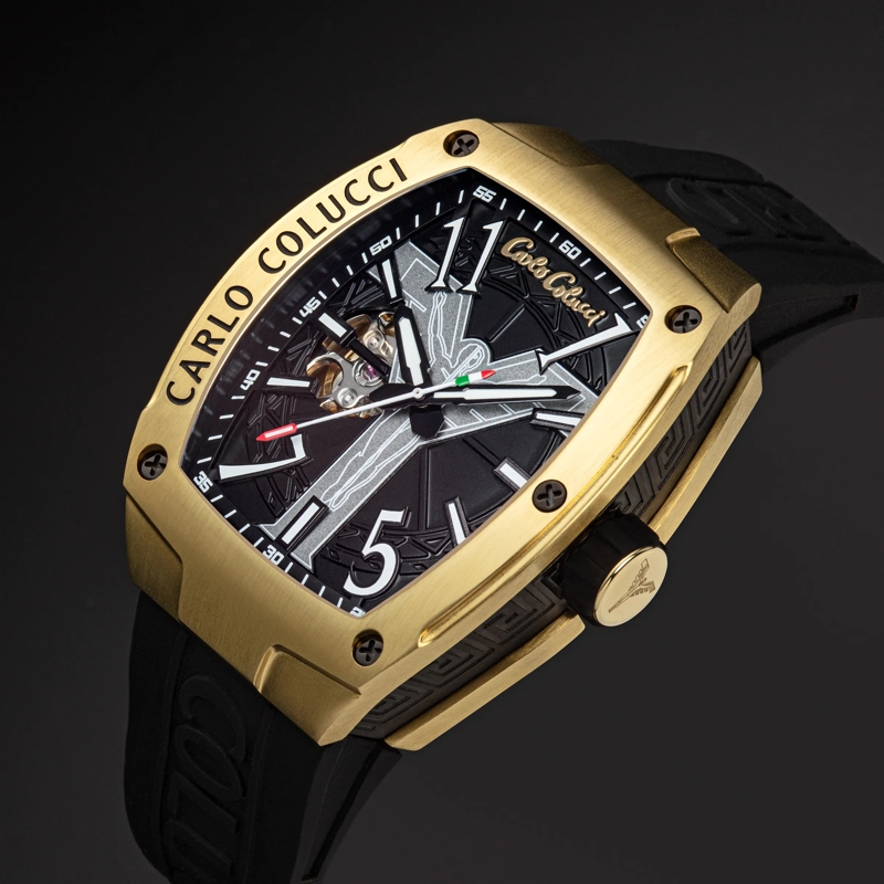 Carlo Colucci Automatikuhr Automatikuhr CC100 . schwarz(Image 3)