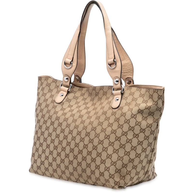 Gucci Shopper GG Canvas Icon Bit Tote braun
