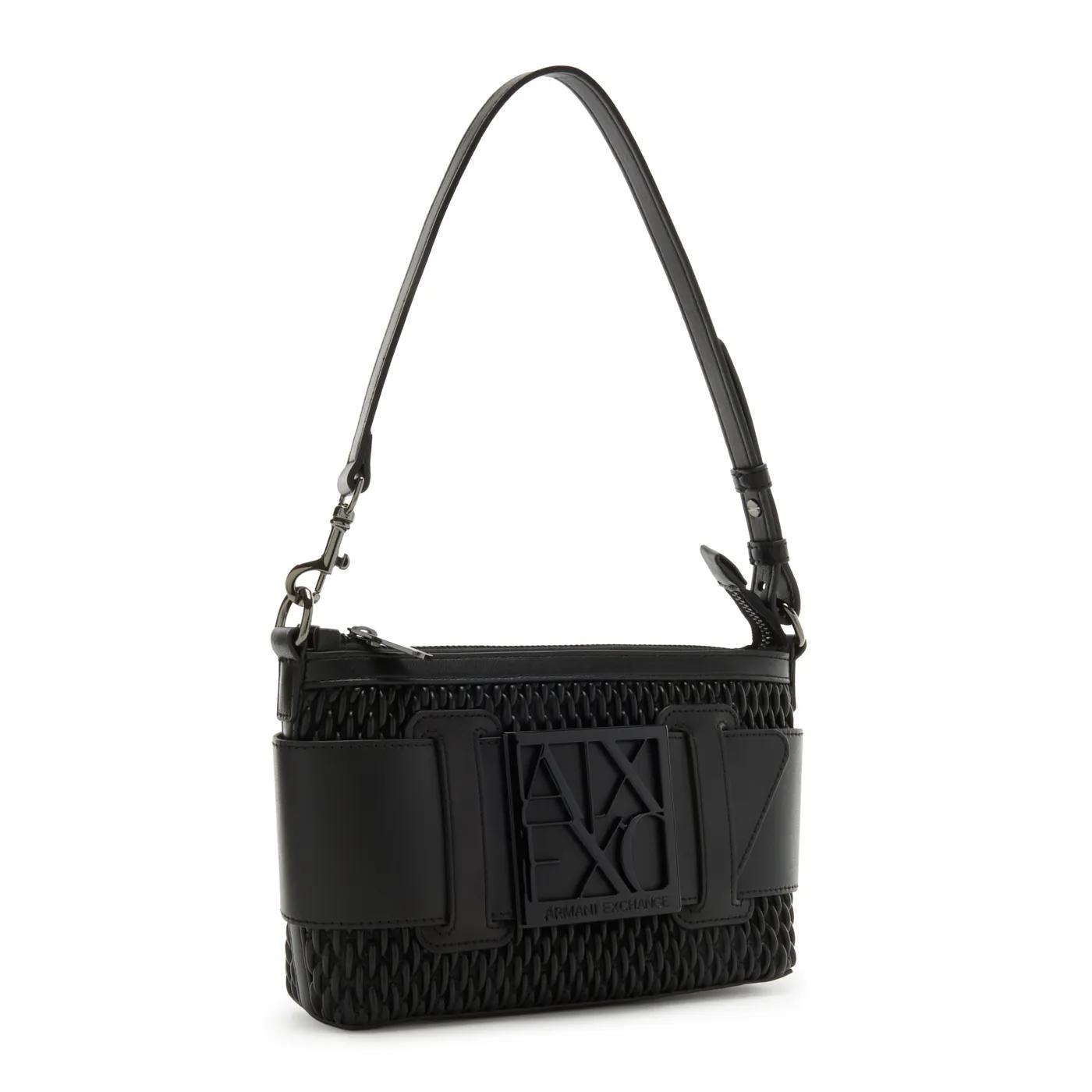 Armani Exchange Hobo bags Schultertasche in zwart