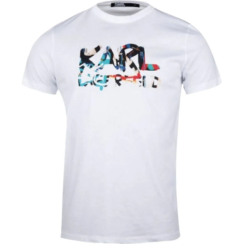 Karl Lagerfeld T-shirts T-shirt White weiß