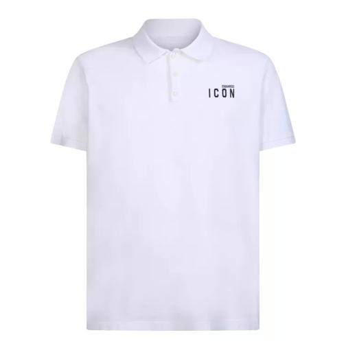 Dsquared2 Hemden White Icon Polo Shirt Neutrals