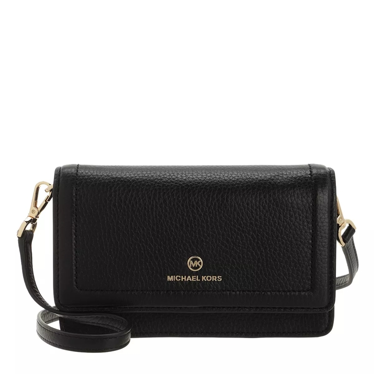 Michael Kors Jet Set Item Small Phone Crossbody Black Crossbodytas