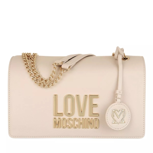 Love Moschino Borsa Bonded Pu  Avorio Crossbody Bag