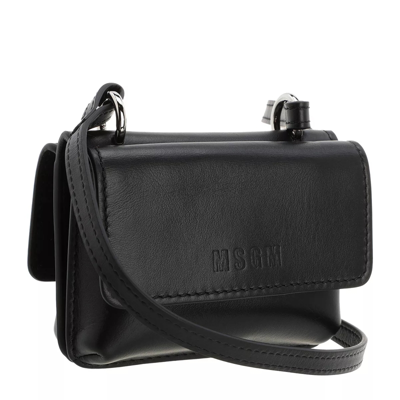 MSGM Micro Tas Crossbody Bag Black(Image 6)