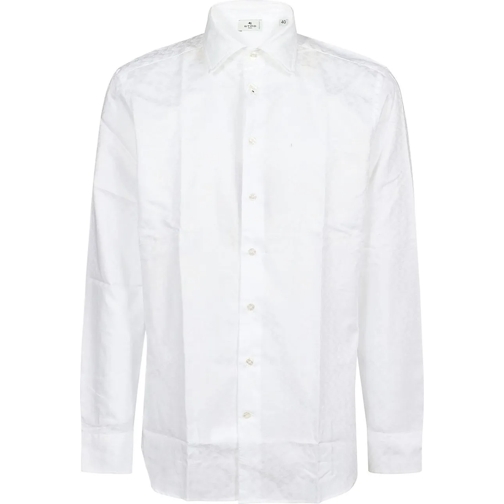 Etro Legere Oberteile Roma Long Sleeve Shirt White weiß