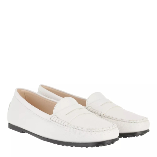 Tod's Gommino Loafers Nubuck White Loafer