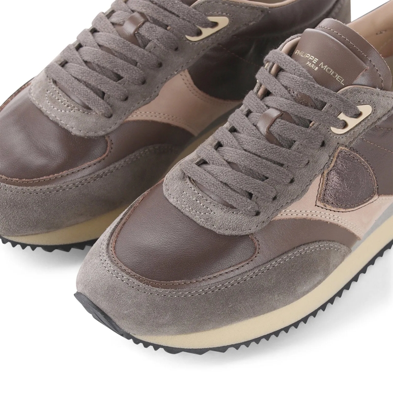 Philippe Model Schnürschuhe Sneaker Blville aus Leder braun(Image 4)