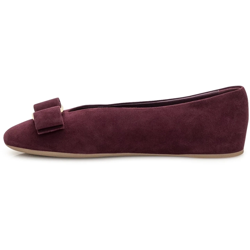 Salvatore Ferragamo Ballerines Ballerine Ferragamo in camoscio lila(Image 4)