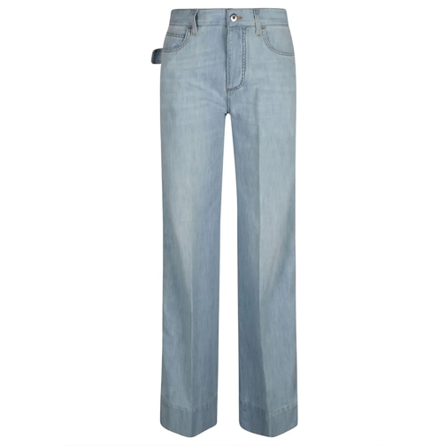 Bottega Veneta Light Blue Cotton Bleach Jeans Blue Jeans