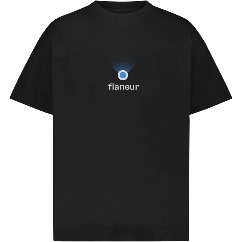 Flâneur T-shirt Locator T-Shirt | Black schwarz