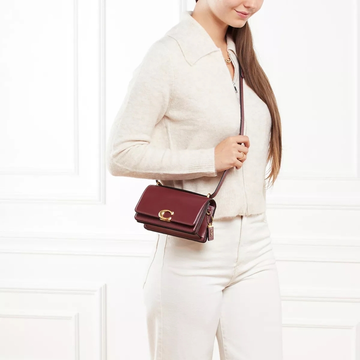 COACH Luxe Refined Calf Leather Bandit Crossbody