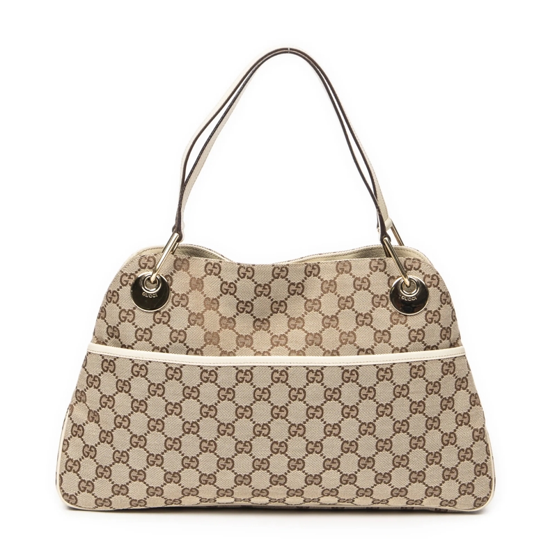 Gucci Crossbody Bag Medium Eclipse Tote beige