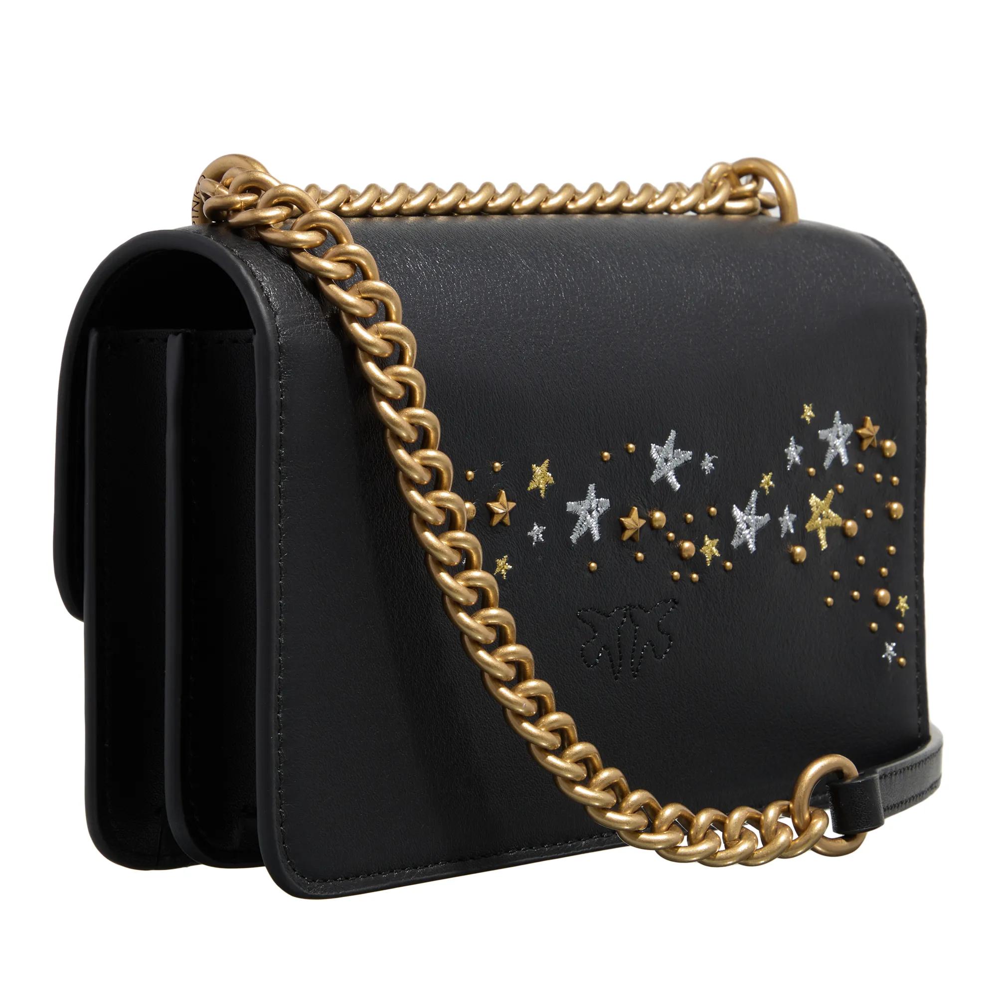 Pinko Crossbody bags Love One Mini Dc in zwart
