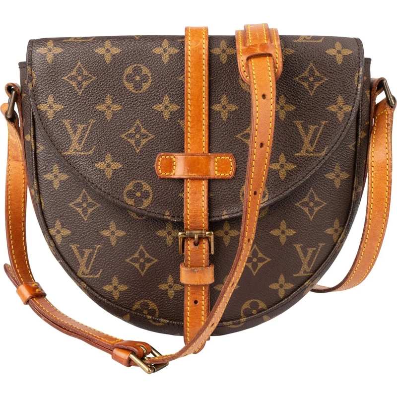 Louis Vuitton Tote Louis Vuitton Canvas Monogram Chantilly MM Crossbo braun