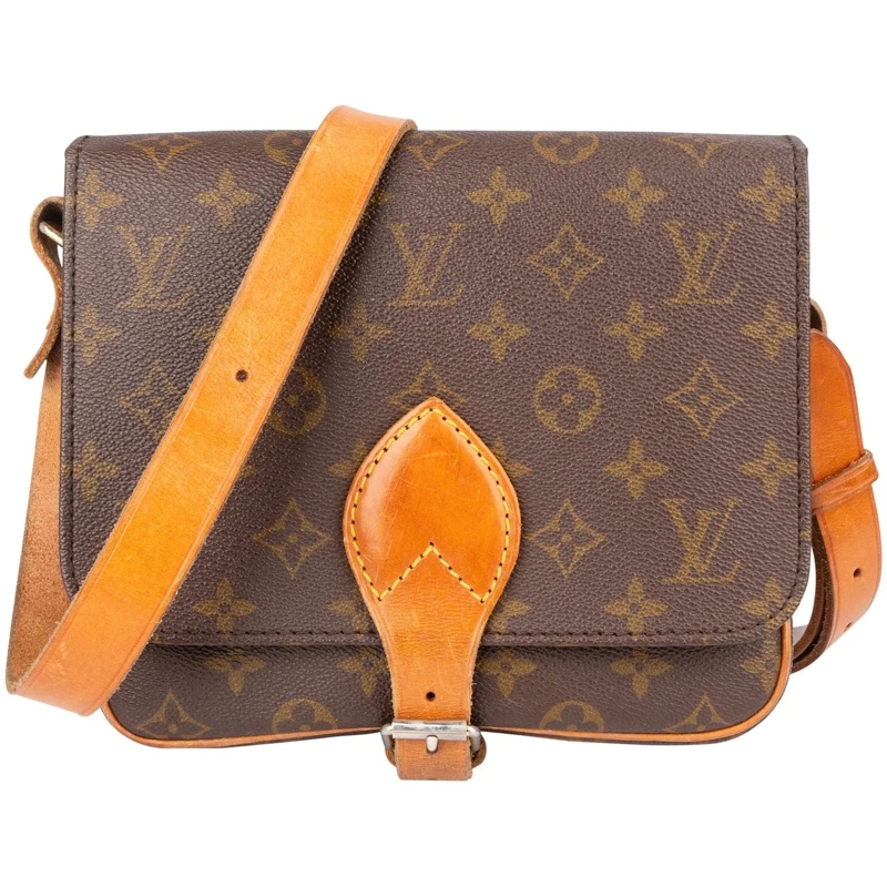 Louis Vuitton Tote Louis Vuitton Monogram Canvas Cartouchiere MM Cros braun