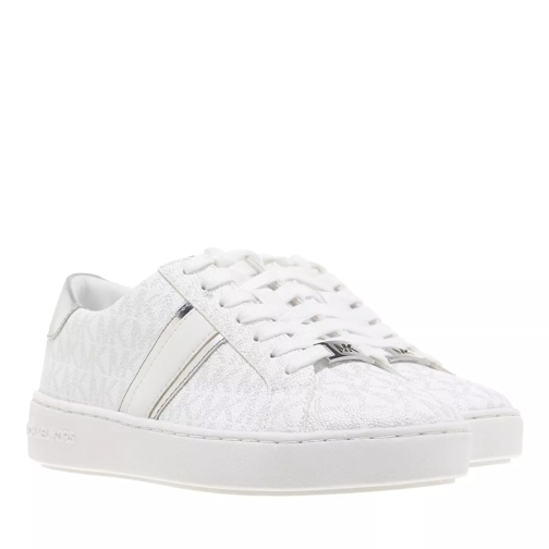 MICHAEL Michael Kors Irving Stripe Lace Up Bright White lage-top sneaker