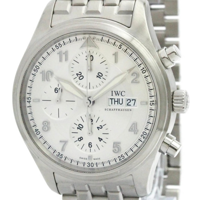 IWC Automatikuhr Spitfire Silber