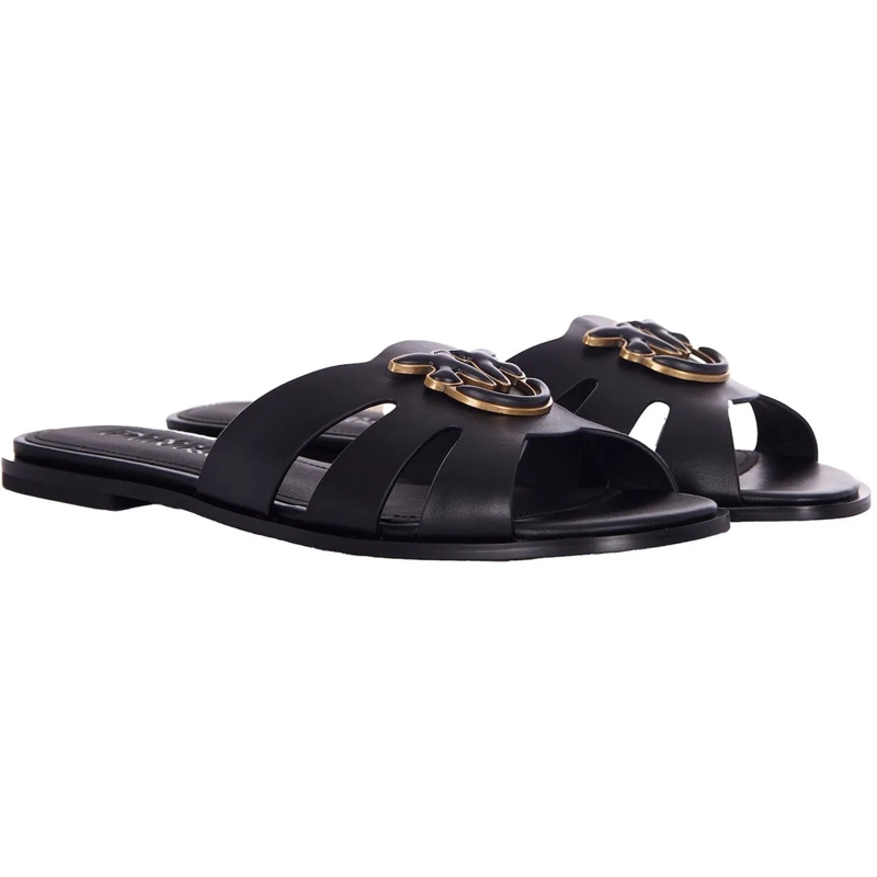Pinko Sandalen Sandals Nero-Antique Gold schwarz(Image 2)