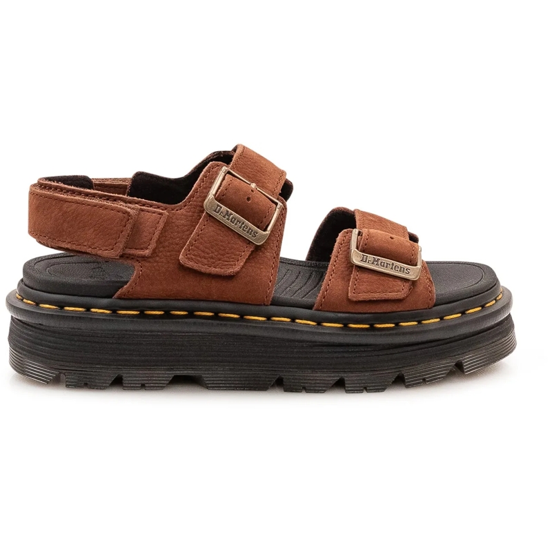 Dr. Martens Sandalen Sandali Zebzag con Cinturini e Fibbie beige