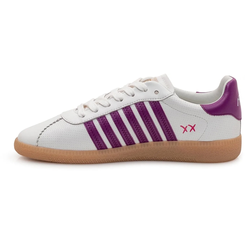 Dsquared2 Low-Top-Sneaker Sneakers con Lacci e Inserti a Contrasto weiß(Image 4)