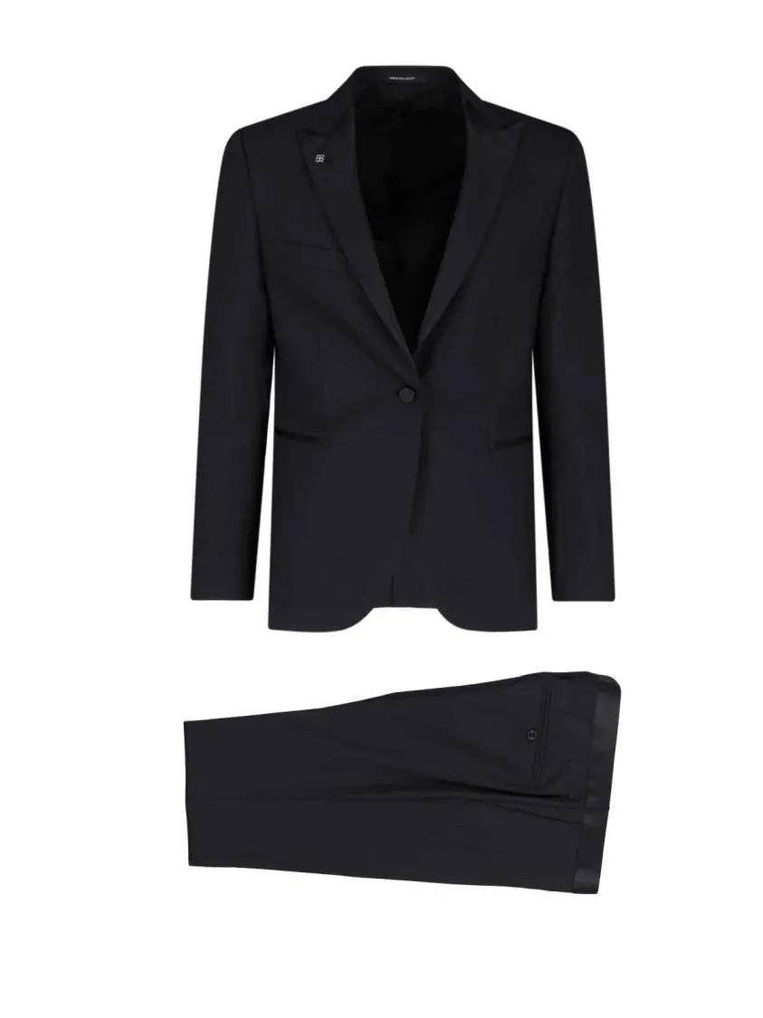 Thumbnail - Tagliatore - Single-Breasted Suit - Größe 54 - schwarz