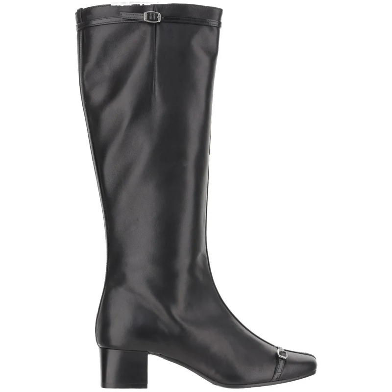 Carel Paris Bottes Leather Starter Boots Black