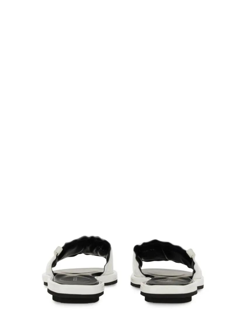 Thumbnail - Premiata Sandalen - White Slide Sandal With Lamb Leather Upper - Gr. 36 (EU) - in Weiß - für Damen
