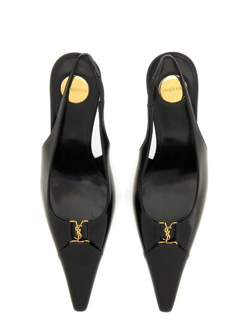Thumbnail - Saint Laurent Hohe Schuhe - "Babylone Breteuil" Pumps - Gr. 38 (EU) - in Schwarz - für Damen