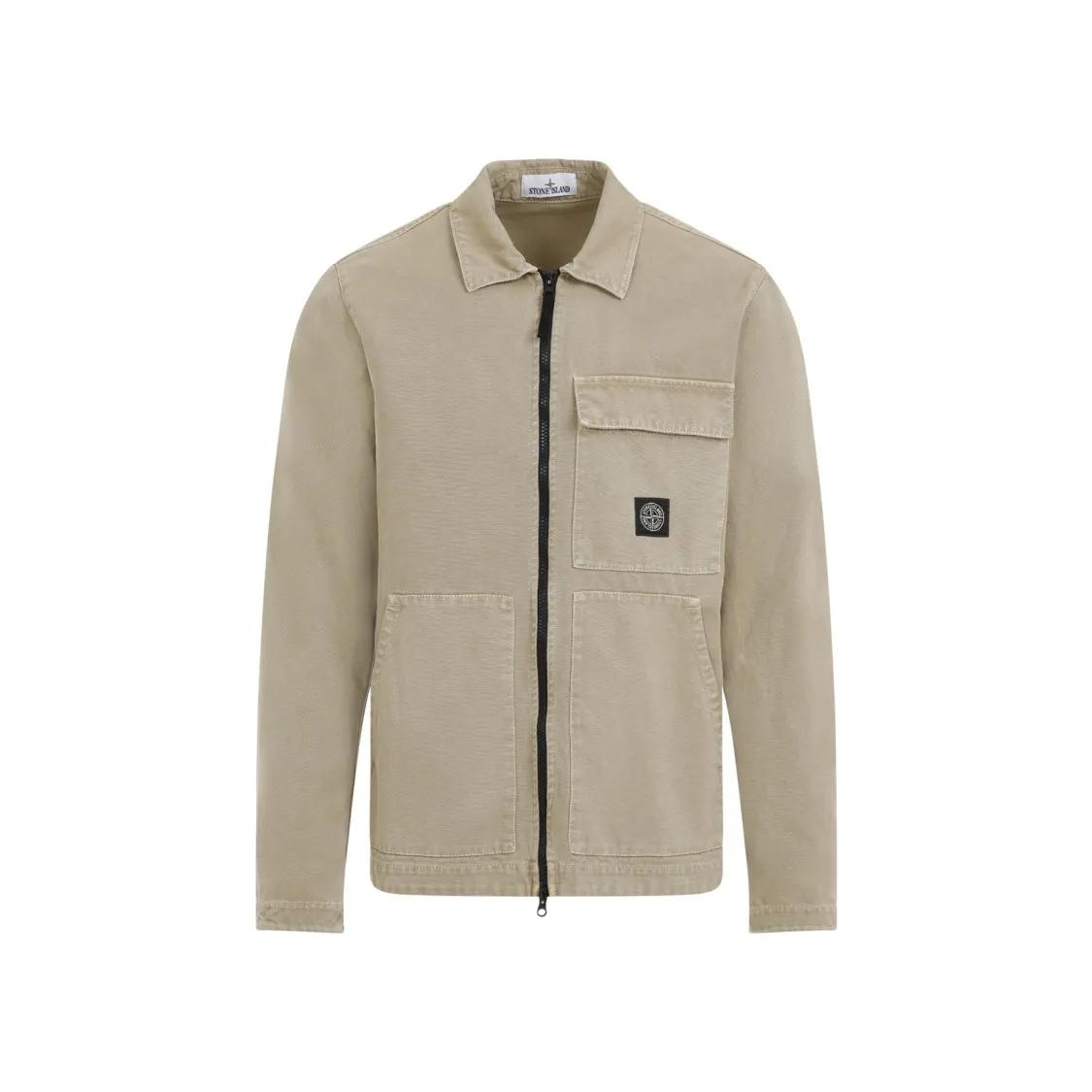 Stone Island - Overshirt Jacket - Größe L - beige