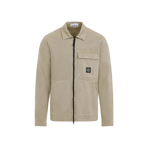 Stone Island Übergangsjacke Overshirt Jacket Neutrals