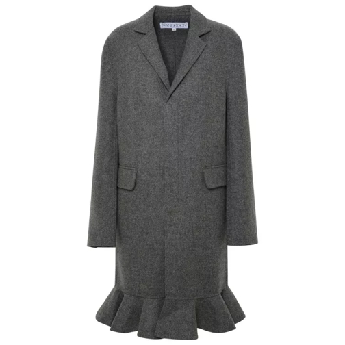 J.W.Anderson Gray Wool Coat Grey 