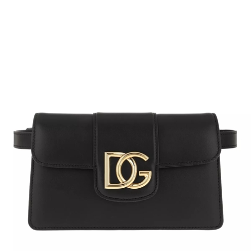 Dolce&Gabbana DG Millennials Belt Bag Leather Black Midjeväskor