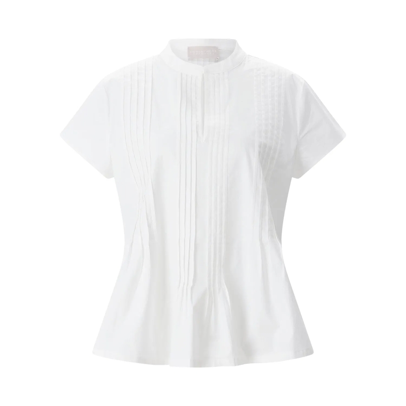 Hemisphere Haut tricoté Blusenshirt Jalmi weiß