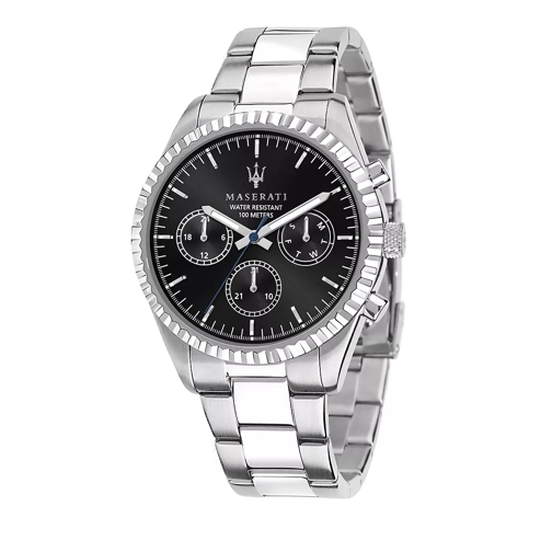 Maserati Watch Competizione 43mm Silver Chronograph
