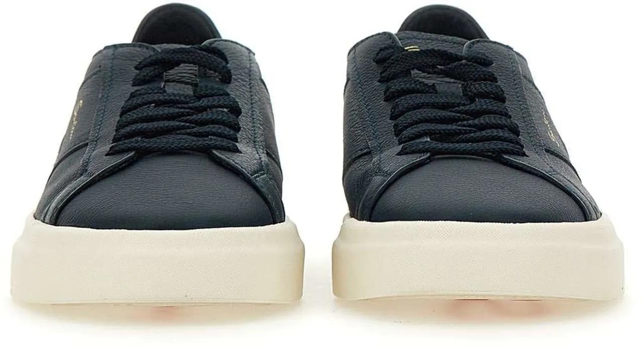 Thumbnail - Santoni Low-Top Sneaker - 'Double Buckle' Sneakers - Gr. UK_9_5 - in Blau - für Damen