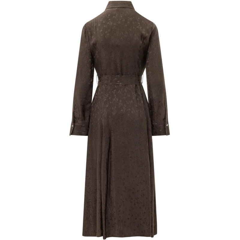 Pinko Maxikleid Abito Chemisier Agatea braun(Image 2)