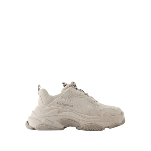 Balenciaga Triple S Sneakers - Leather - Beige Grey lage-top sneaker