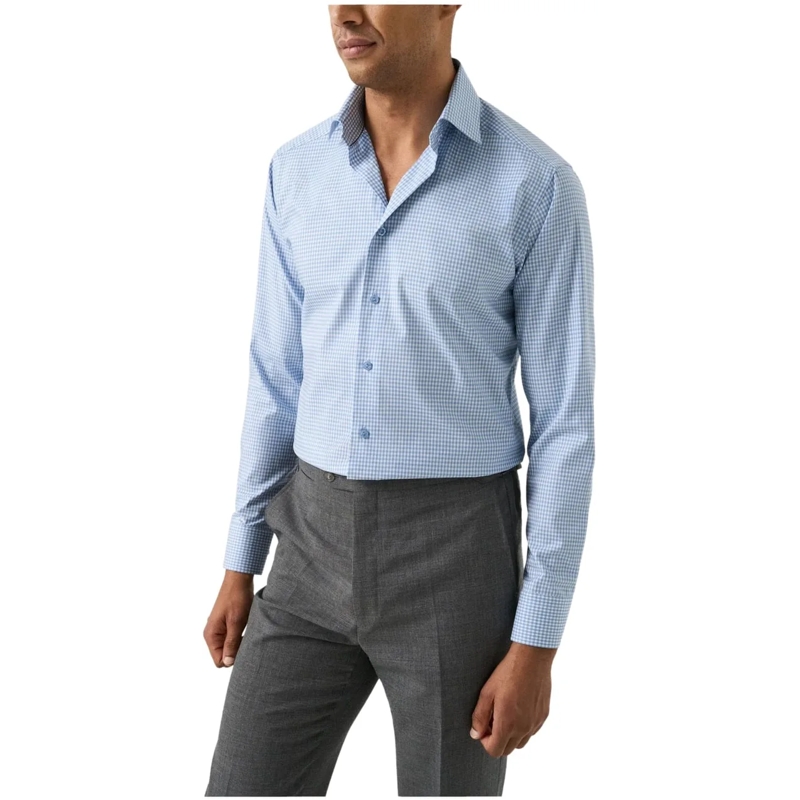 Eton  Eton  Lange Mouw Overhemden Blauw 100014566 blau(Image 3)