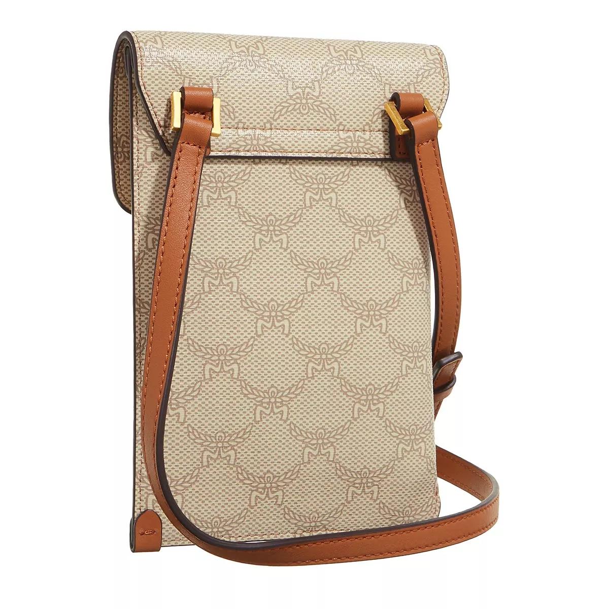 MCM Crossbody bags Himmel Lts Lanyard Fff in beige