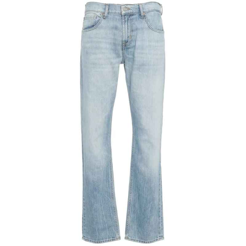 Seven for all Mankind Jeans mit geradem Bein Straight jeans 'The Straight Outline' blau