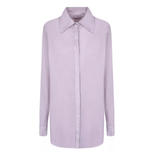 Quira Oversized Light Fabric Shirt Purple 