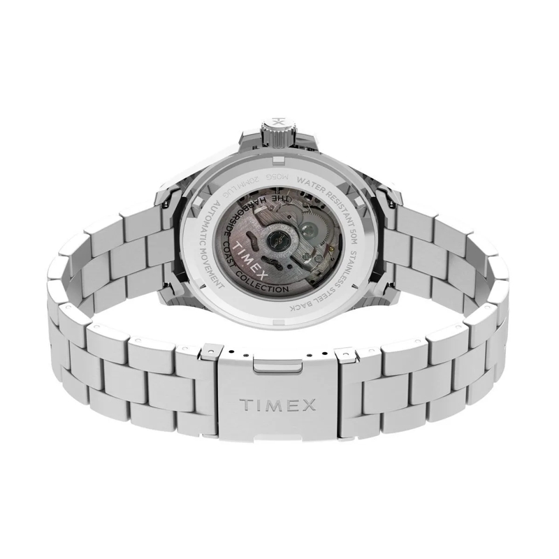 Timex Quarzuhr Quarz-Analoguhr Harborside Coast Automatic silber(Image 5)