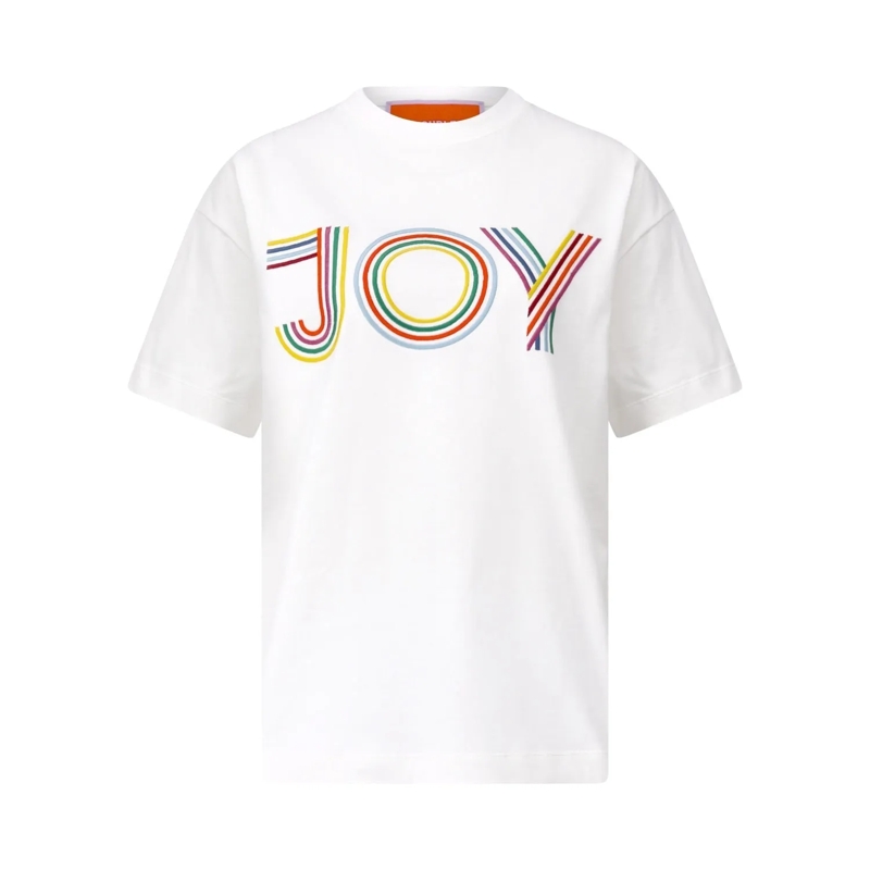 LaDoubleJ T-shirt Oversized T-Shirt mit Stickerei Weiß