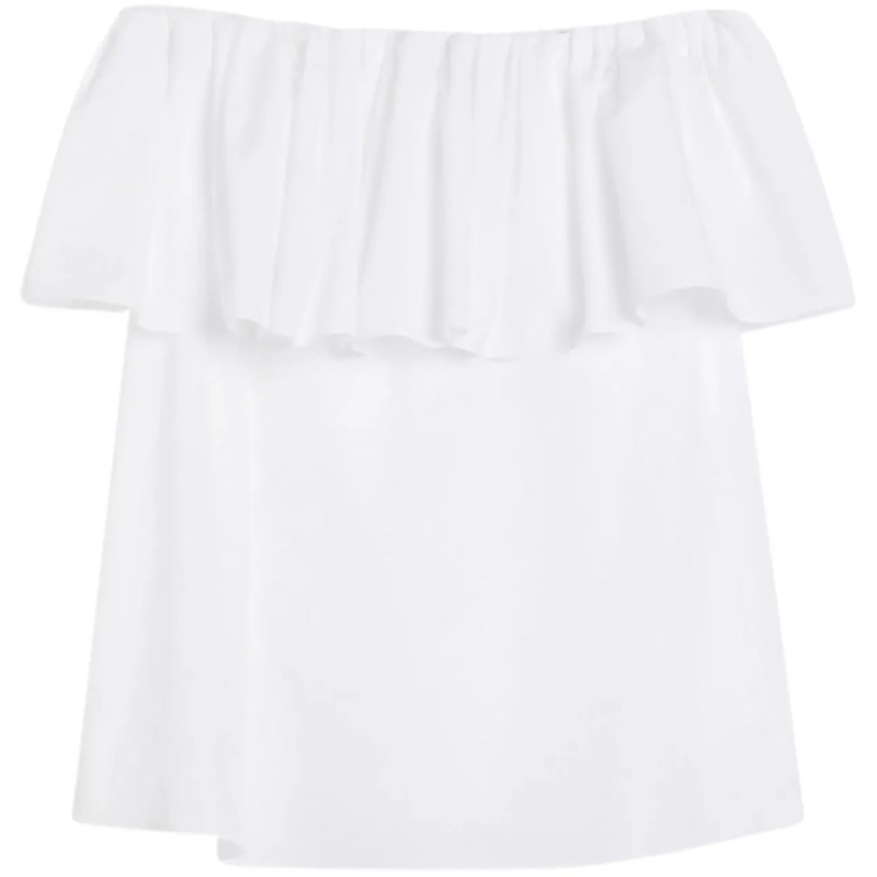 Max Mara Blouse Shirts White weiß